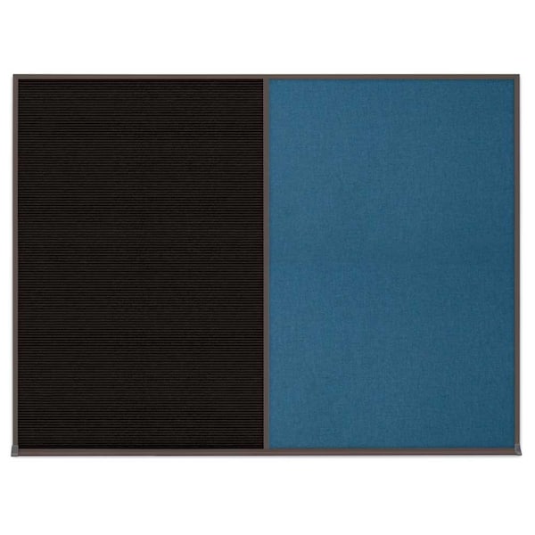 Double Door Radius Corkboard, 42"X32", B